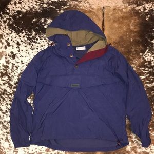 Vintage Columbia rain pullover windbreaker-mens